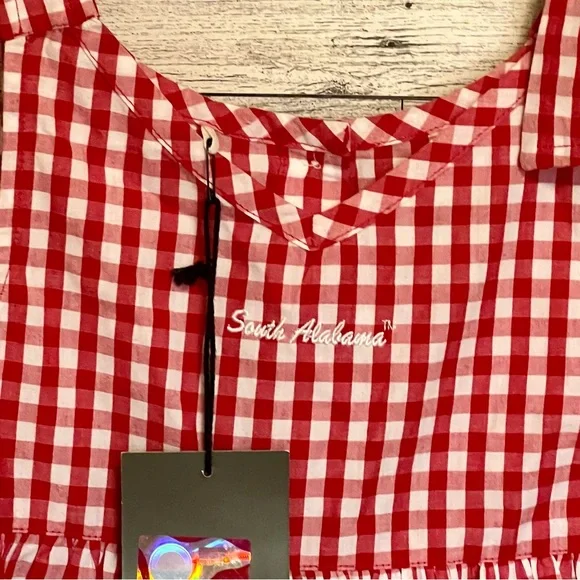 NWT- Red/White Gingham Check Child’s Dress - Size 3T‎ - University South Alabama - Picture 10 of 12